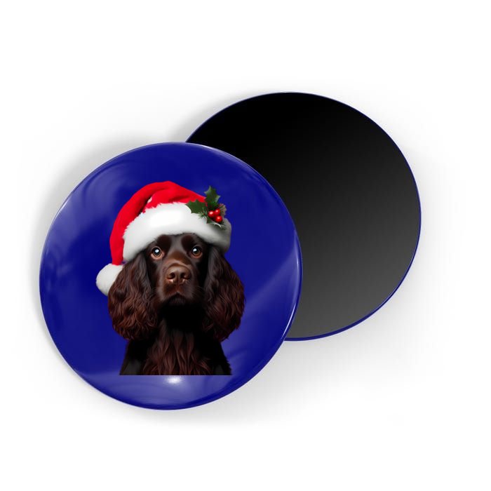 Kin Spaniel With Santa Hat Christmas Dog Owner Lover Mom Gift Magnet