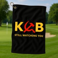 Kgb Still Watching You Cccp Ussr Soviet Union Gift Golf Towel