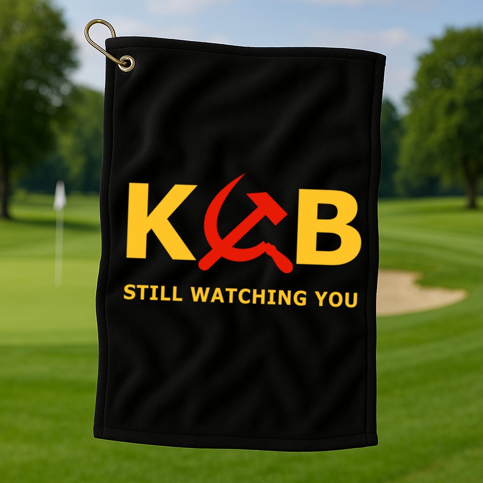 Kgb Still Watching You Cccp Ussr Soviet Union Gift Golf Towel