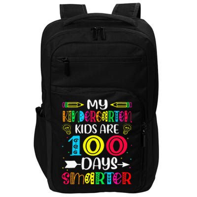 Kindergarten Teacher 100 Days Smarter 100th Day Of School Impact Tech Backpack