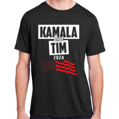 Kamala & Tim 2024 For Kamala Harris Supporters Adult ChromaSoft Performance T-Shirt