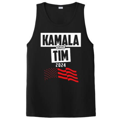 Kamala & Tim 2024 For Kamala Harris Supporters PosiCharge Competitor Tank