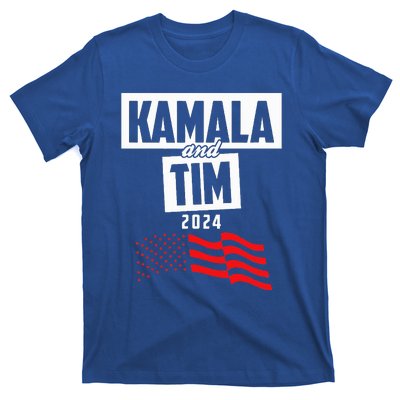 Kamala & Tim 2024 For Kamala Harris Supporters T-Shirt