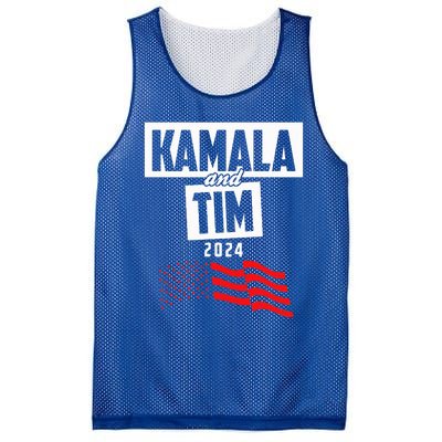 Kamala & Tim 2024 For Kamala Harris Supporters Mesh Reversible Basketball Jersey Tank