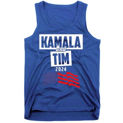 Kamala & Tim 2024 For Kamala Harris Supporters Tank Top