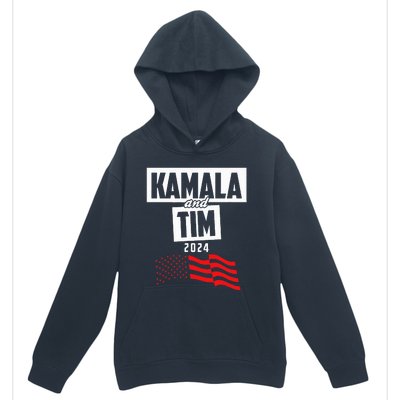 Kamala & Tim 2024 For Kamala Harris Supporters Urban Pullover Hoodie