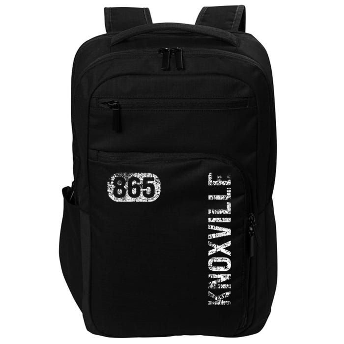 Knoxville Tennessee 865 Area Code Vintage Retro Impact Tech Backpack