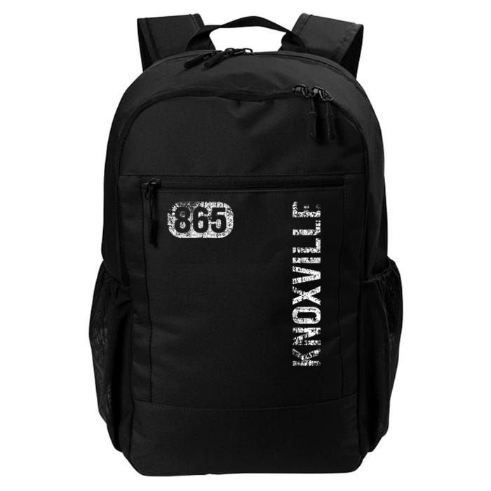 Knoxville Tennessee 865 Area Code Vintage Retro Daily Commute Backpack