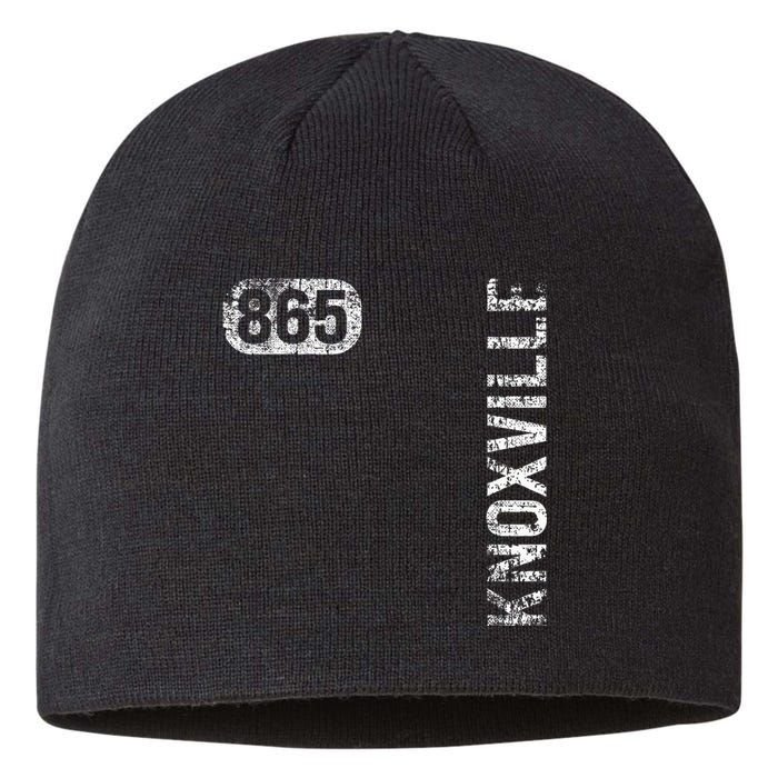 Knoxville Tennessee 865 Area Code Vintage Retro Sustainable Beanie