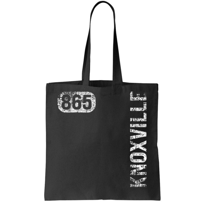 Knoxville Tennessee 865 Area Code Vintage Retro Tote Bag