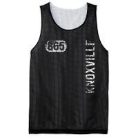 Knoxville Tennessee 865 Area Code Vintage Retro Mesh Reversible Basketball Jersey Tank