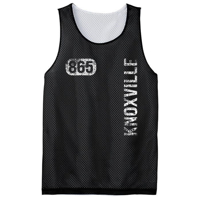 Knoxville Tennessee 865 Area Code Vintage Retro Mesh Reversible Basketball Jersey Tank