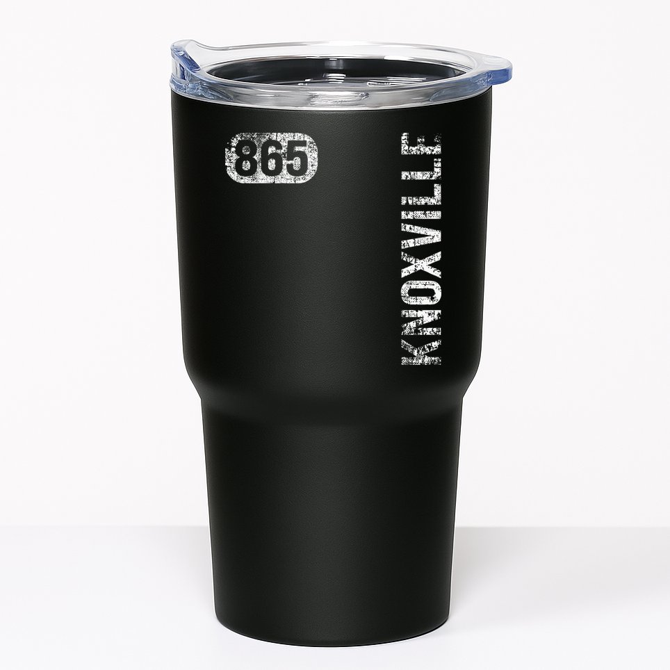 Knoxville Tennessee 865 Area Code Vintage Retro Tumbler