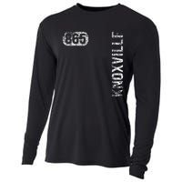 Knoxville Tennessee 865 Area Code Vintage Retro Cooling Performance Long Sleeve Crew