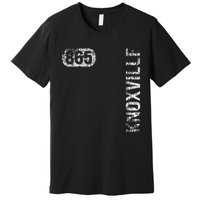 Knoxville Tennessee 865 Area Code Vintage Retro Premium T-Shirt