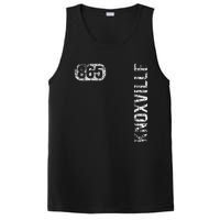 Knoxville Tennessee 865 Area Code Vintage Retro PosiCharge Competitor Tank