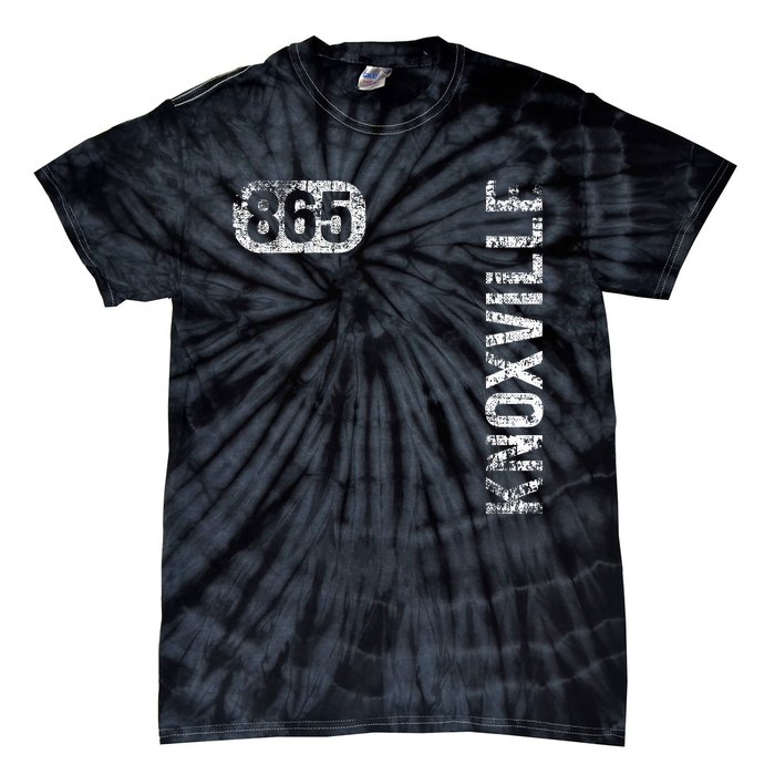 Knoxville Tennessee 865 Area Code Vintage Retro Tie-Dye T-Shirt