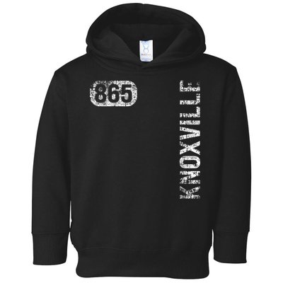 Knoxville Tennessee 865 Area Code Vintage Retro Toddler Hoodie