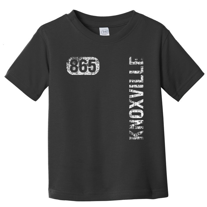 Knoxville Tennessee 865 Area Code Vintage Retro Toddler T-Shirt