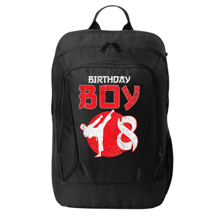 Karate Taekwondo 8 Years Old Birthday Martial City Backpack