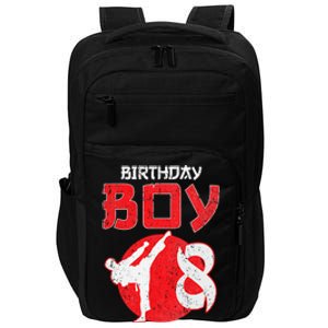 Karate Taekwondo 8 Years Old Birthday Martial Impact Tech Backpack