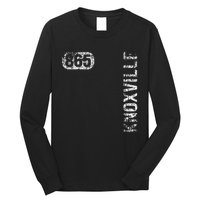 Knoxville Tennessee 865 Area Code Vintage Retro Long Sleeve Shirt