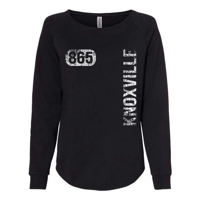 Knoxville Tennessee 865 Area Code Vintage Retro Womens California Wash Sweatshirt