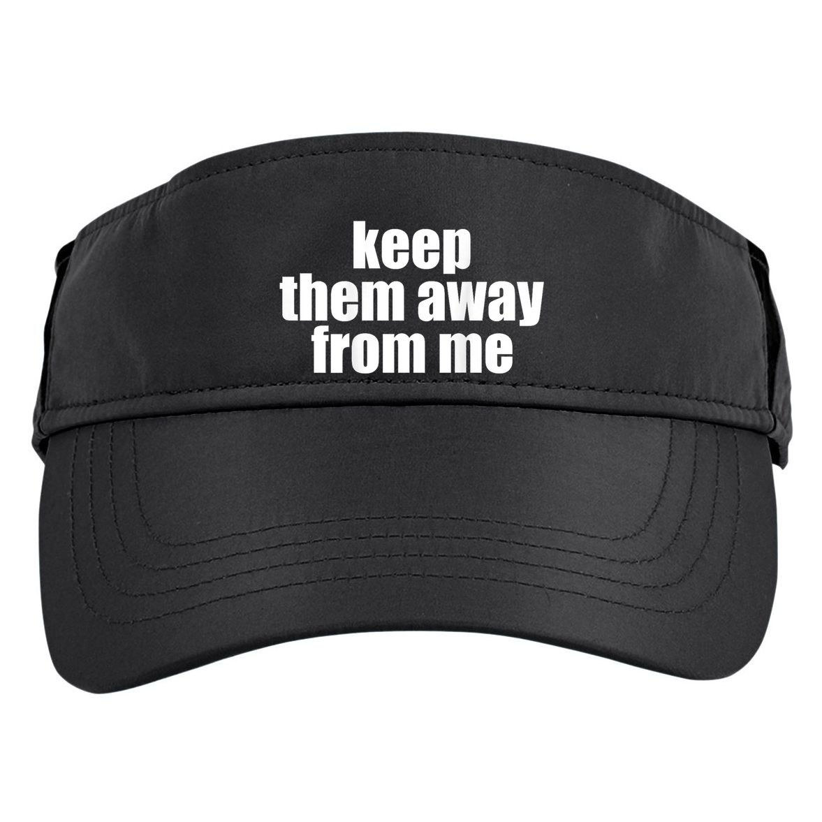 Keep Them Away From Me Adult Drive Performance Visor