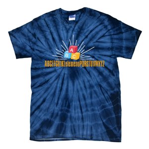 Kindergarten Teacher Abc Klelemeno Pqr Tie-Dye T-Shirt