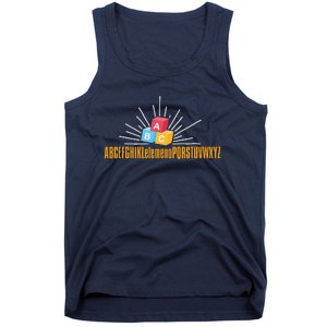 Kindergarten Teacher Abc Klelemeno Pqr Tank Top