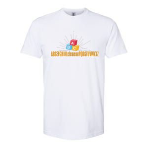 Kindergarten Teacher Abc Klelemeno Pqr Softstyle CVC T-Shirt