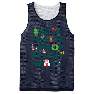 Kindergarten Teacher Abcs Learning School Christmas Alphabet Mesh Reversible Basketball Jersey Tank