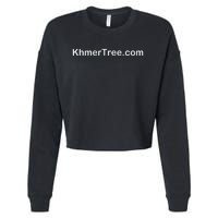 Khmer Tree Art Cropped Pullover Crew