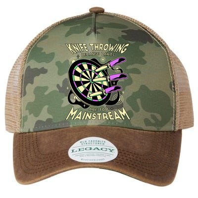 Knife Throwing Because Darts Are Too Mainstream Legacy Tie Dye Trucker Hat