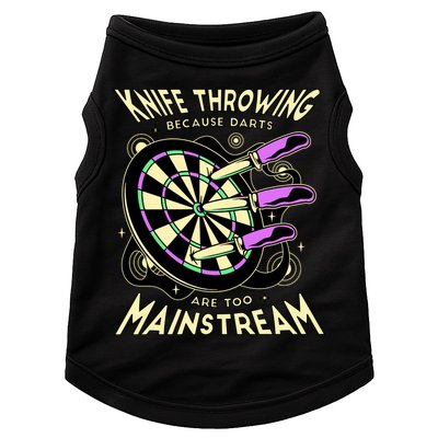 Knife Throwing Because Darts Are Too Mainstream Doggie Tank