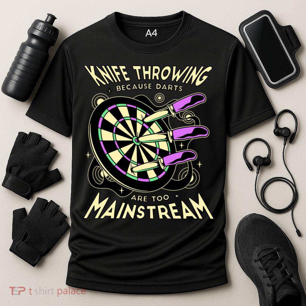 Knife Throwing Because Darts Are Too Mainstream Performance Shirt