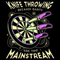 Knife Throwing Because Darts Are Too Mainstream Apron