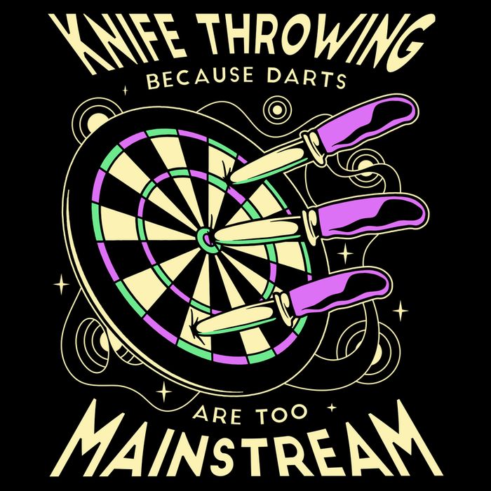 Knife Throwing Because Darts Are Too Mainstream Apron