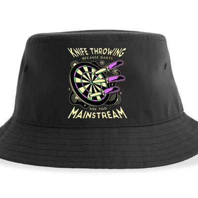 Knife Throwing Because Darts Are Too Mainstream Sustainable Bucket Hat