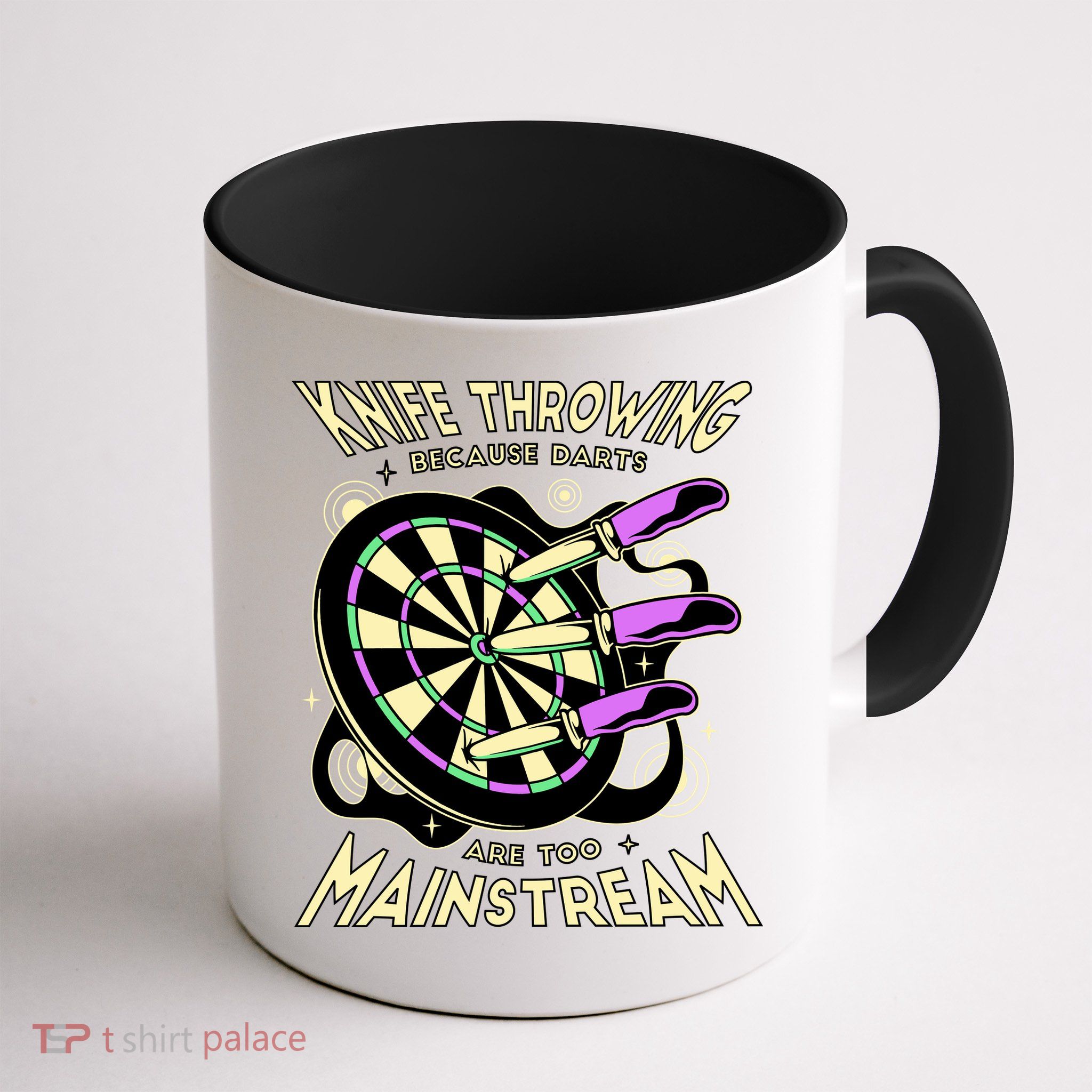 Knife Throwing Because Darts Are Too Mainstream Mug
