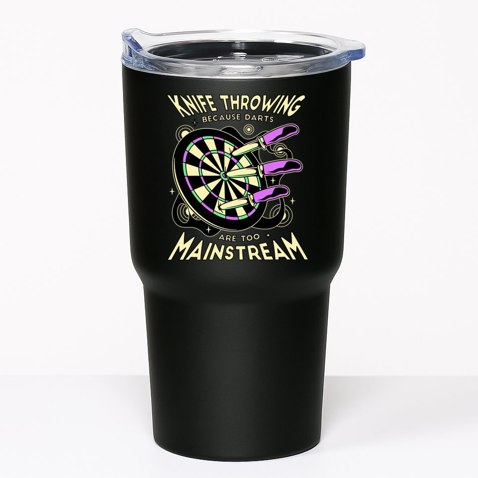 Knife Throwing Because Darts Are Too Mainstream Tumbler