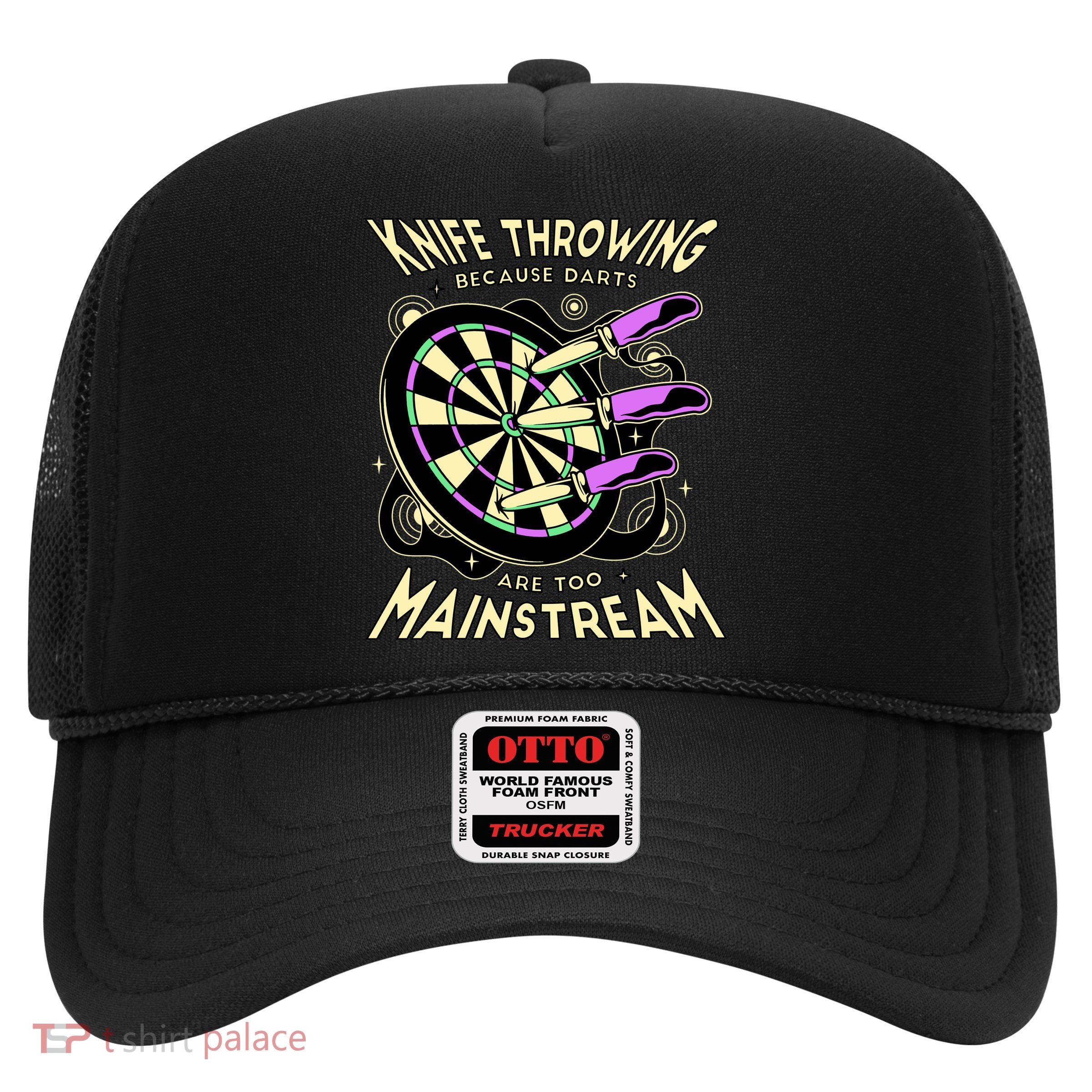Knife Throwing Because Darts Are Too Mainstream Trucker Hat