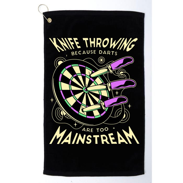 Knife Throwing Because Darts Are Too Mainstream Golf Towel