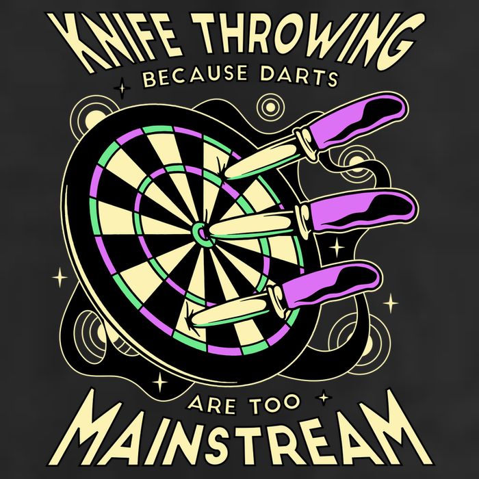 Knife Throwing Because Darts Are Too Mainstream Microfiber Hand Towel