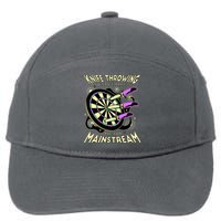 Knife Throwing Because Darts Are Too Mainstream 7-Panel Snapback Hat