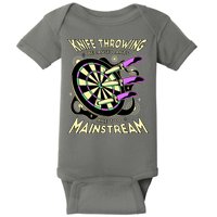 Knife Throwing Because Darts Are Too Mainstream Baby Bodysuit