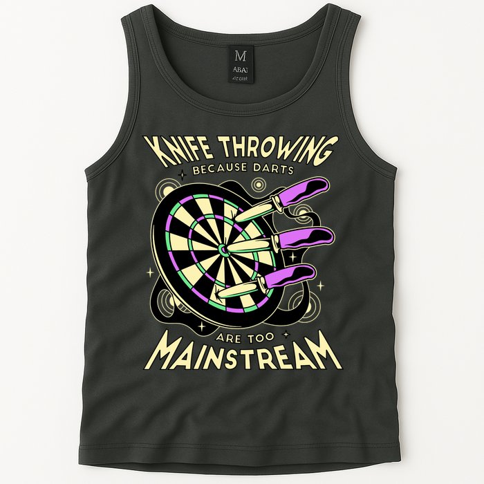 Knife Throwing Because Darts Are Too Mainstream Tank Top