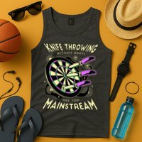 Knife Throwing Because Darts Are Too Mainstream Tank Top