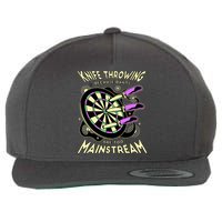 Knife Throwing Because Darts Are Too Mainstream Wool Snapback Cap