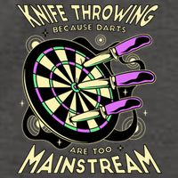 Knife Throwing Because Darts Are Too Mainstream Vector Backpack